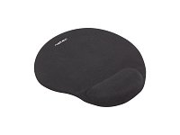 Podložka pod myš ergonomická gelová Natec Marmot, černá, 245x225 mm