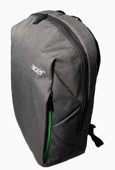 Acer urban backpack, grey & green, 15.6