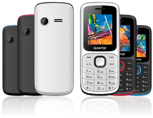 ALIGATOR D210 Dual sim černo-modrý