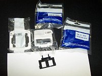 Dvojzásuvka ABB TANGO 2xRJ45 Cat5e UTP bílá