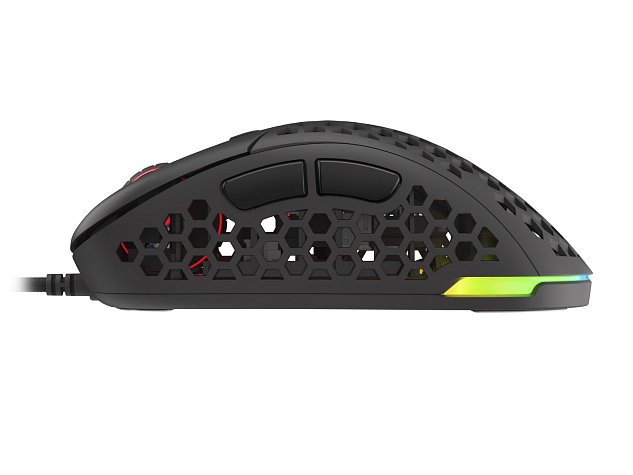 Ultralehká herní myš Genesis XENON 800, 16000 DPI, RGB, černá, PMW3389