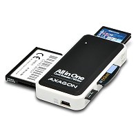 AXAGON CRE-X1, USB 2.0 externí MINI čtečka 5-slot ALL-IN-ONE AXAGON CRE-X1, USB 2.0 externí MINI čtečka 5-slot ALL-IN-ONE
