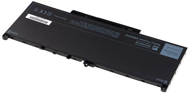 Baterie T6 Power Dell Latitude E7270, E7470, 12 E7270, 14 7470, 7200mAh, 55Wh, 4cell, Li-pol