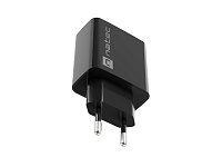 Universální nabíječka Natec RIBERA 20W 1X USB-A + 1X USB-C, černá Universální nabíječka Natec RIBERA 20W 1X USB-A + 1X USB-C, černá