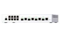 QNAP řízený switch QSW-M408-4C (12 portů: 8x Gigabit port + 4x 10G SFP+ / 10GbE kombo porty)