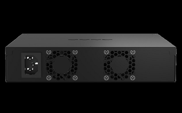 QNAP řízený switch QSW-M2108R-2C (8x 2,5GbE RJ45 a 2x kombo 10GbE SFP+/RJ-45, malá šířka)