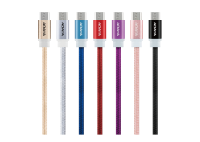 ADATA Micro USB kabel pletený 1m černý
