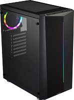 FSP/Fortron ATX Midi Tower CMT151 Black, průhledná bočnice, 1 x A. RGB LED 120 mm ventilátor FSP/Fortron ATX Midi Tower CMT151 Black, průhledná bočnice, 1 x A. RGB LED 120 mm ventilátor