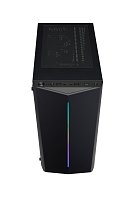FSP/Fortron ATX Midi Tower CMT151 Black, průhledná bočnice, 1 x A. RGB LED 120 mm ventilátor FSP/Fortron ATX Midi Tower CMT151 Black, průhledná bočnice, 1 x A. RGB LED 120 mm ventilátor