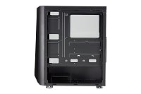 FSP/Fortron ATX Midi Tower CMT151 Black, průhledná bočnice, 1 x A. RGB LED 120 mm ventilátor FSP/Fortron ATX Midi Tower CMT151 Black, průhledná bočnice, 1 x A. RGB LED 120 mm ventilátor