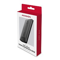 AXAGON EEM2-GTS2, USB-C 10Gbps - M.2 NVMe & SATA SSD kovový THIN box, bezšroubkový AXAGON EEM2-GTS2, USB-C 10Gbps - M.2 NVMe & SATA SSD kovový THIN box, bezšroubkový