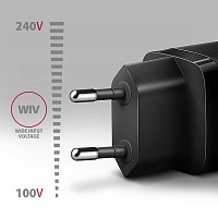 AXAGON ACU-DPQ65, GaN nabíječka do sítě 65W, 3x port (USB-A + dual USB-C), PD3.0/QC4+/PPS/Apple AXAGON ACU-DPQ65, GaN nabíječka do sítě 65W, 3x port (USB-A + dual USB-C), PD3.0/QC4+/PPS/Apple