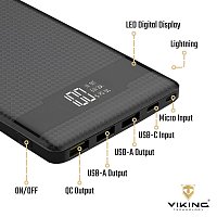 VIKING POWER BANK PN-962 QC3.0 20000mah, QUICK CHARGE 3.0, Černá