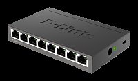 D-Link DGS-108 kovový 8-port 10/100/1000 Switch