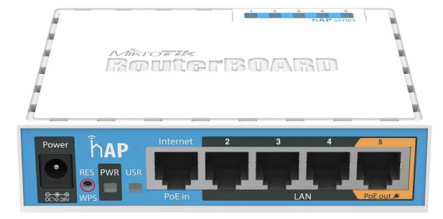 Mikrotik RB951Ui-2nD,650MHz, hAP, 5xLAN, 2,4GHZ