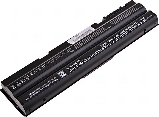 Baterie T6 power Dell Latitude E6420, E6430, E6520, E6530, E5420, E5430, E5520, 5200mAh, 58Wh, 6cell