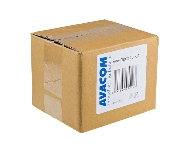 Bateriový kit AVACOM AVA-RBC123-KIT náhrada pro renovaci RBC123 (2ks baterií)