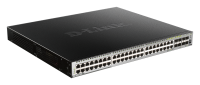 D-Link DGS-3630-52PC/SI L3 sw 48Gb PoE, 4x10G SFP+