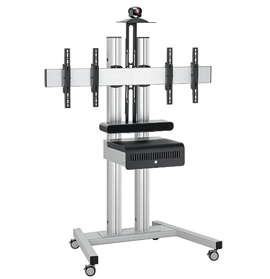 PFT8530S pojízdný podstavec Connect-it Floor stříb