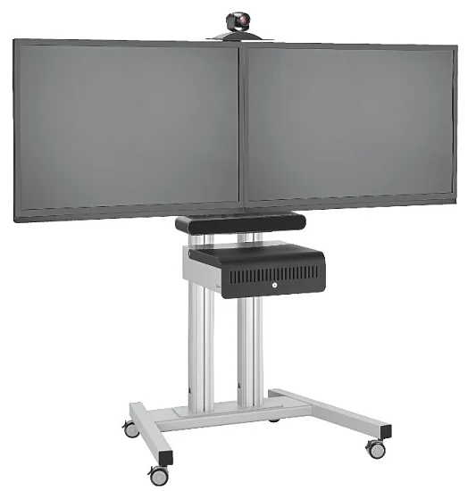 PFT8530S pojízdný podstavec Connect-it Floor stříb