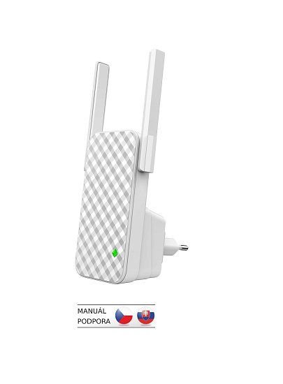 Tenda A9 - WiFi N Range Extender, opakovač 300 Mb/s, WPS, 2x 3 dBi anténa