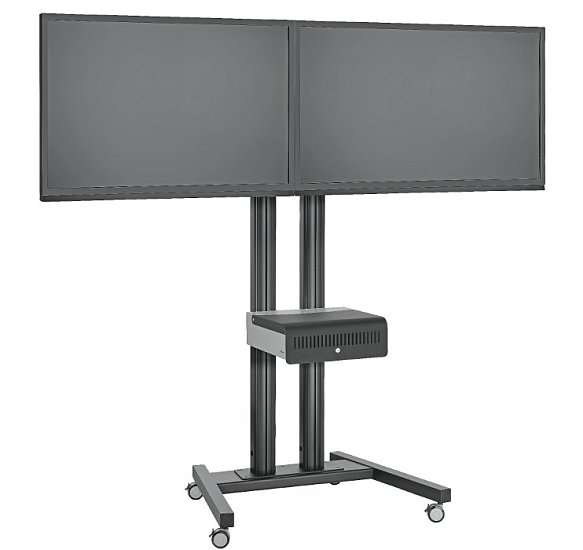 PFT8530B pojízdný podstavec Connect-it Floor černý