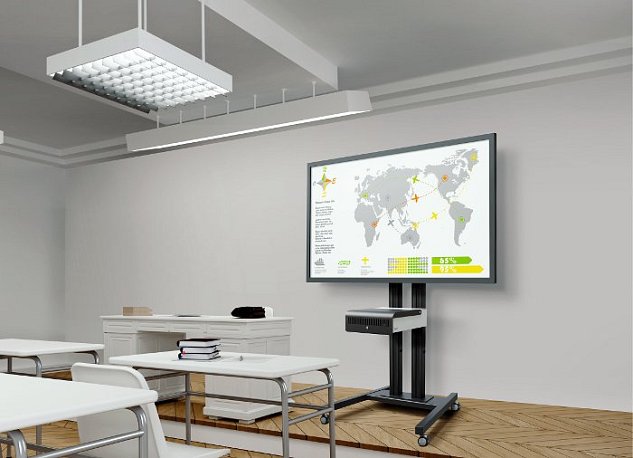 PFT8530B pojízdný podstavec Connect-it Floor černý