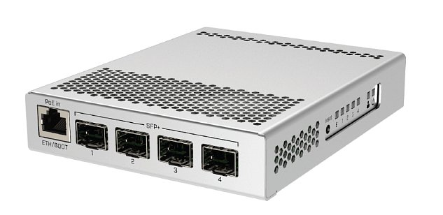 MikroTik Cloud Router Switch CRS305-1G-4S+IN, Dual Boot (SwitchOS, RouterOS)