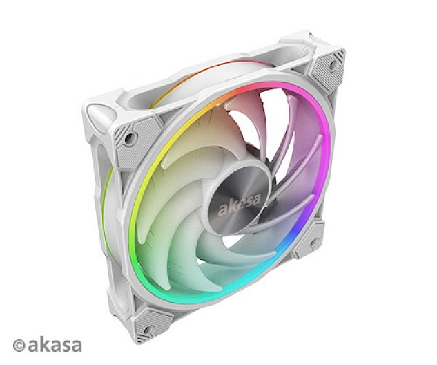 ventilátor Akasa - 12 cm - SOHO AR argb bílý