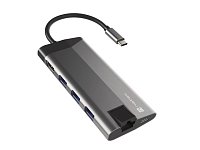 Multifunkční adaptér 8 v 1 Natec FOWLER PLUS HUB USB 3.0 3X, HDMI 4K, USB-C PD, RJ45, SD, MICRO Multifunkční adaptér 8 v 1 Natec FOWLER PLUS HUB USB 3.0 3X, HDMI 4K, USB-C PD, RJ45, SD, MICRO