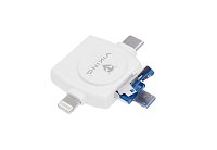 VIKING ČTEČKA PAMĚŤOVÝCH KARET V4 USB3.0 4V1 černá VIKING ČTEČKA PAMĚŤOVÝCH KARET V4 USB3.0 4V1 černá