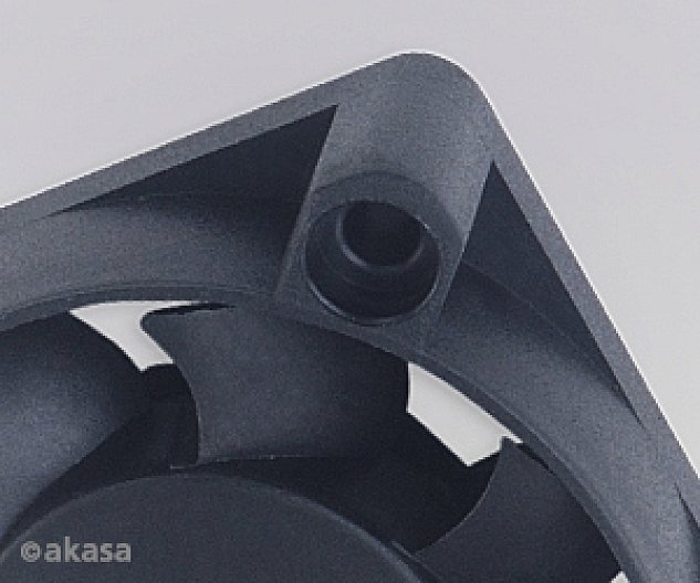 ventilátor Akasa - 40x10 mm  - černý
