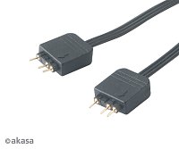 AKASA - RGB LED kabel-splitter adresovatelný 12 cm