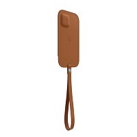 iPhone 12 mini Leather Sleeve wth MagSafe S.Brown