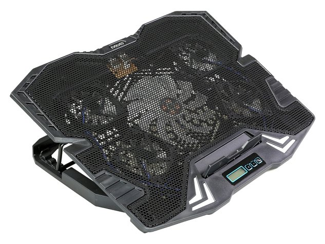 EVOLVEO Ania 5, chladicí podstavec pro notebook, modré podsvícení