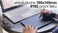 EVOLVEO Grafico TW, grafický tablet s kolečkem EVOLVEO Grafico TW, grafický tablet s kolečkem