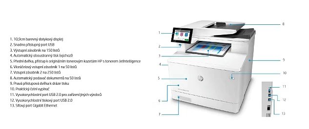 HP Color LaserJet Enterprise MFP M480f