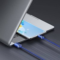 Baseus CAJY000403 Crystal Shine Series Datový Kabel USB - USB-C 100W 1,2m Blue Baseus CAJY000403 Crystal Shine Series Datový Kabel USB - USB-C 100W 1,2m Blue
