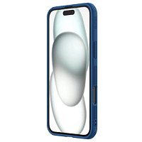 Nillkin Super Frosted PRO Zadní Kryt pro Apple iPhone 16 Blue Nillkin Super Frosted PRO Zadní Kryt pro Apple iPhone 16 Blue