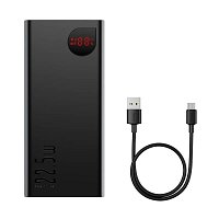 Baseus Adaman Digital Display Powerbanka 40000mAh 22.5W Black Baseus Adaman Digital Display Powerbanka 40000mAh 22.5W Black