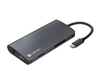 Natec multiport adaptér FOWLER 2 3X USB 3.0 HUB, HDMI 4K, USB-C, RJ45, SD, MICRO SD Natec multiport adaptér FOWLER 2 3X USB 3.0 HUB, HDMI 4K, USB-C, RJ45, SD, MICRO SD