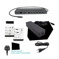 i-tec USB-C Metal Ergonomic 4K 3x Display Docking Station,PD 85W + i-tec Universal Charger 100W i-tec USB-C Metal Ergonomic 4K 3x Display Docking Station,PD 85W + i-tec Universal Charger 100W