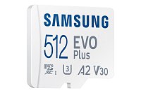Samsung EVO Plus/micro SDXC/512GB/UHS-I U3 / Class 10/+ Adaptér/Bílá Samsung EVO Plus/micro SDXC/512GB/UHS-I U3 / Class 10/+ Adaptér/Bílá