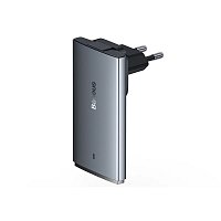 Baseus Nabíječka do sítě GaN5 Pro Ultra Slim USB-C/USB-A 65 W šedá Baseus Nabíječka do sítě GaN5 Pro Ultra Slim USB-C/USB-A 65 W šedá