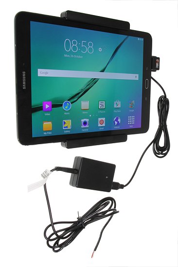    Brodit držák do auta na Samsung Galaxy Tab S2 9.7 bez pouzdra, se skrytým nabíjením