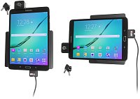 Brodit držák do auta na Samsung Galaxy Tab S2 8.0 bez pouzdra, se skrytým nabíjením, zámek