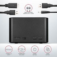 AXAGON ADSA-D25, USB 3.2 Gen 1 - 2x SATA 6G 2.5 AXAGON ADSA-D25, USB 3.2 Gen 1 - 2x SATA 6G 2.5