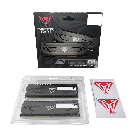 16GB DDR4-3200MHz Patriot Viper Steel CL16, kit 2x8GB