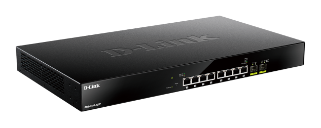 D-Link DMS-1100-10TP 10-Port Multi-Gigabit PoE Smart Managed Switch