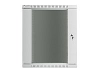 Nástěnný rack 19'' 15U 600X450mm šedý flat pack